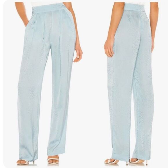 NBD nwt Indie Pant Baby Blue Slacks - Picture 1 of 8